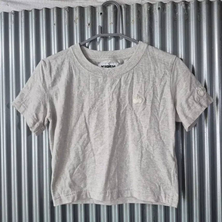 [BUNJANG] Kirsh Women's Crop T-Shirt Light Beige / 1 키르시 여성 크롭 반팔티 라이트베이지
