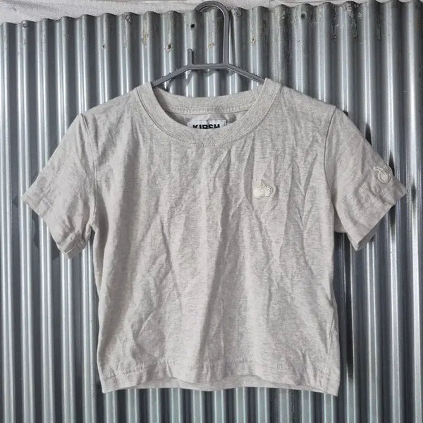 [BUNJANG] Kirsh Women's Crop T-Shirt Light Beige / 1 키르시 여성 크롭 반팔티 라이트베이지