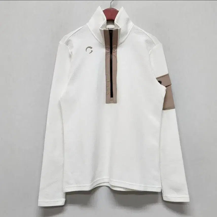 [BUNJANG] Challenger 22'FW Women's Golf Half-Zip T-Shirt (Size M) / 챌린저 22'FW 여성 골프  반집업 티셔츠 M사이즈