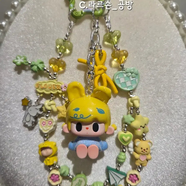 [BUNJANG] TwoTwo Bear Character Keyring / 투투베어 캐릭터키링