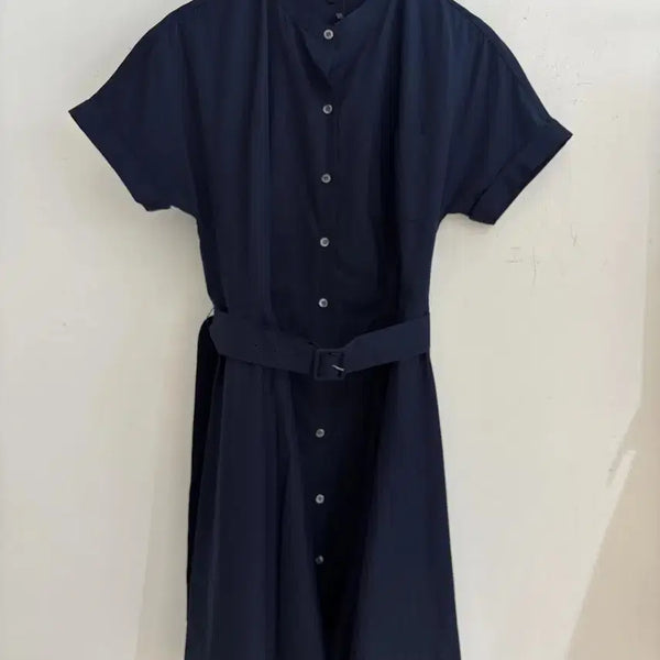 [BUNJANG] Theory Navy Cotton Dress / 띠어리 원피스