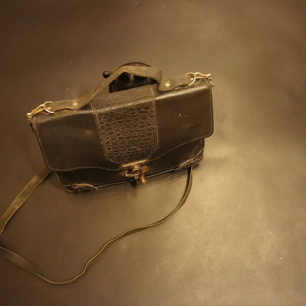 [BUNJANG] Vintage Leather Tote Bag / Q7011 토트가방 토트백 가죽백 가죽가방 빈티지가방 남자가방 남성백