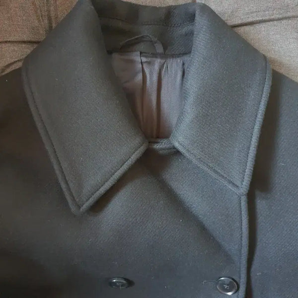 [BUNJANG] COS Black Wool Double Coat EUR 40 / COS 울 블랙 더블 코트 EUR 40
