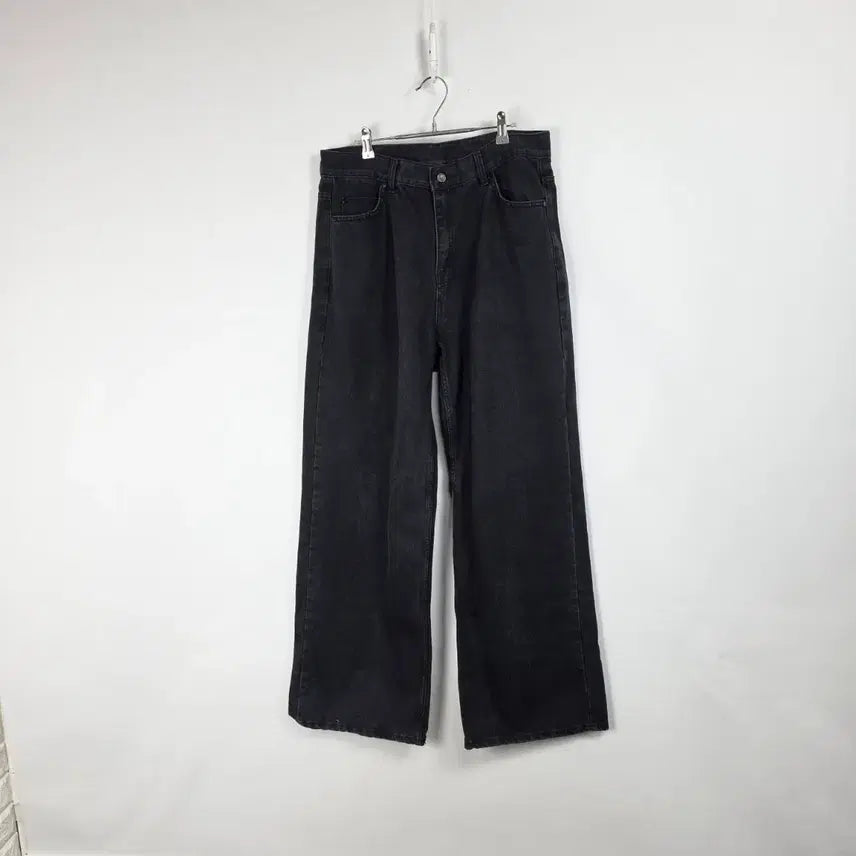 [BUNJANG] Weldon Black Wide Denim Pants Men's Size 35 Inch / 웰던 흑청 와이드 데님 팬츠 남 35인치 260803