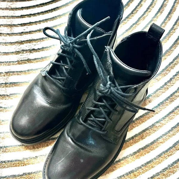 [BUNJANG] Jiex Black Walker Boots Size 255 / 지옥스 블랙워커 255