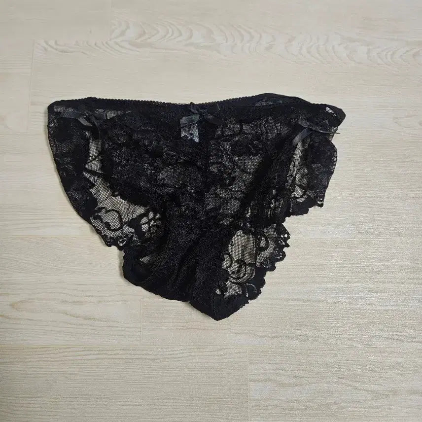 [BUNJANG] Black Lace Women's Panties / 블랙 레이스 여성 속옷.팬티-세탁완료