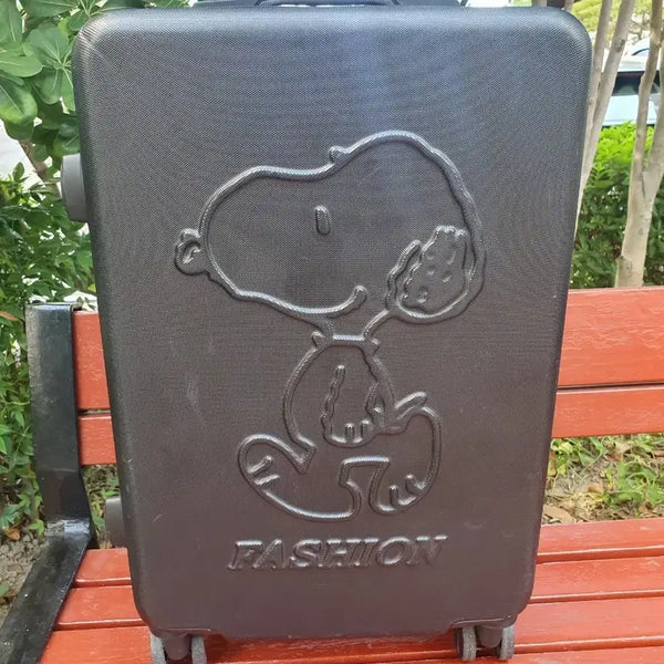 [BUNJANG] Snoopy 20-inch Carry-on Hardcase Luggage / 스누피 하드캐리어 여행용 가방