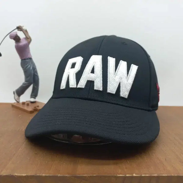 [BUNJANG] TaylorMade RAW Tour Golf Snapback Hat Black / Taylor Made 테일러메이드 RAW 투어 골프 스냅백 모자 블랙