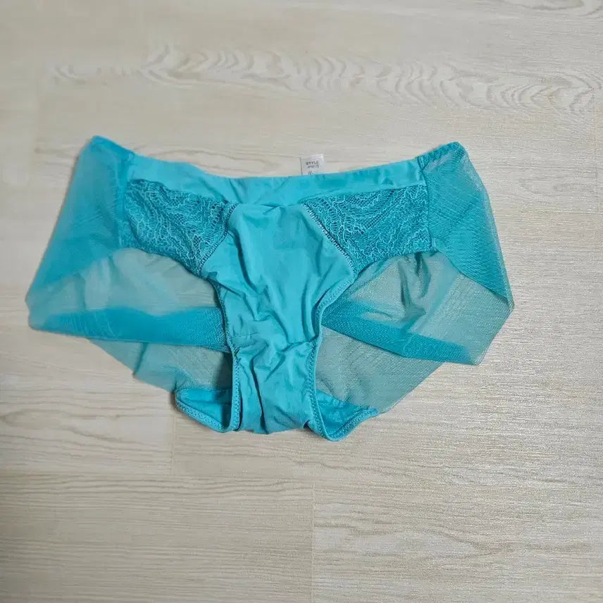 [BUNJANG] Women's Lace Panties - Blue / 여성레이스속옷.팬티 블루-세탁완료