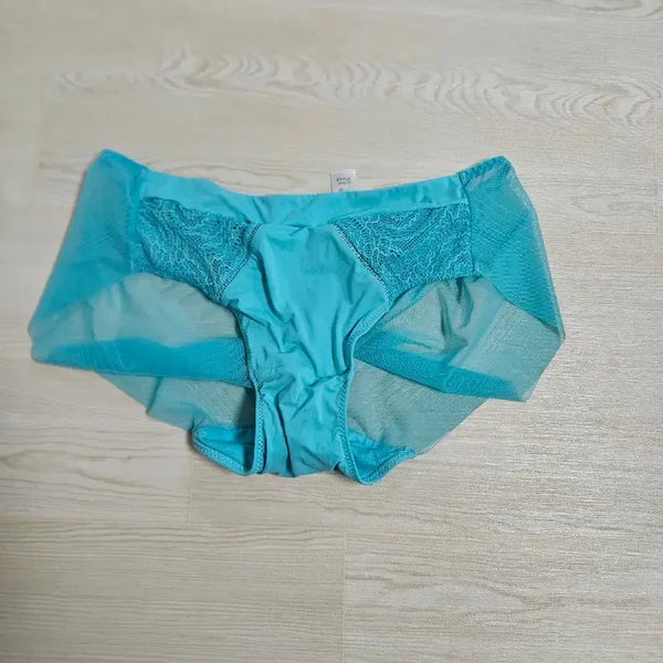 [BUNJANG] Women's Lace Panties - Blue / 여성레이스속옷.팬티 블루-세탁완료