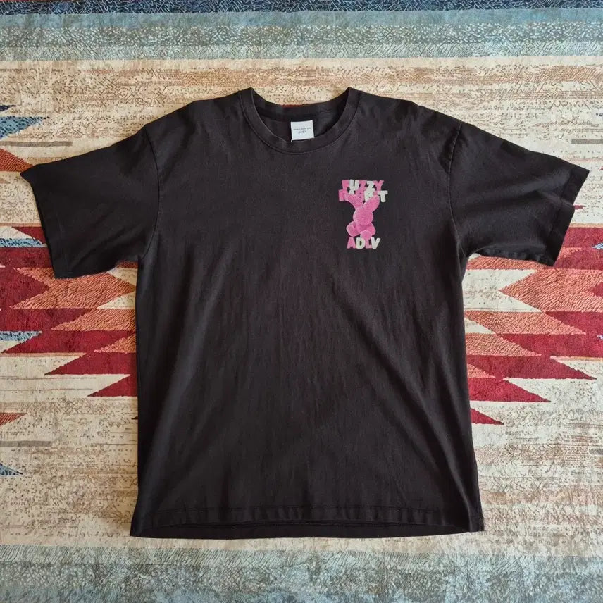[BUNJANG] ACMEDE LABI Fuzzi Rabbit Graphic T-Shirt Size 2 / 아크메드라비 퍼지 래빗 그래픽 빅프린팅 반팔 티셔츠 (2)