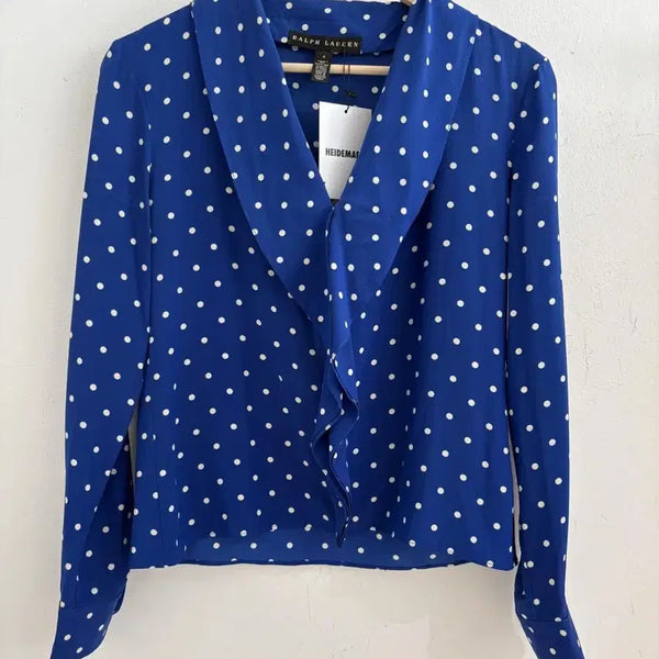 [BUNJANG] Ralph Lauren Silk Blouse / 랄프로렌 실크 블라우스