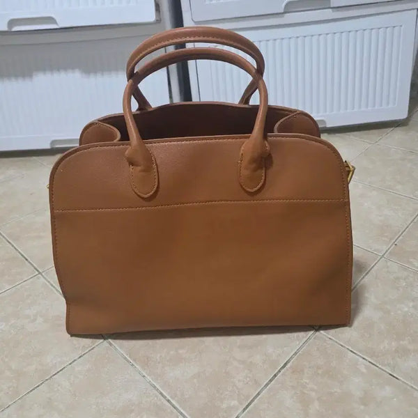 [BUNJANG] The Row St. Brown Leather Tote Bag / THE ROW st. 브라운 가죽 토트백