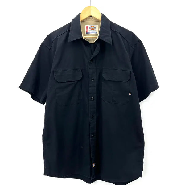 [BUNJANG] Dickies Two Pocket Work Short Sleeve Shirt Black / [Dickies] 디키즈 투포켓 워크 반팔셔츠