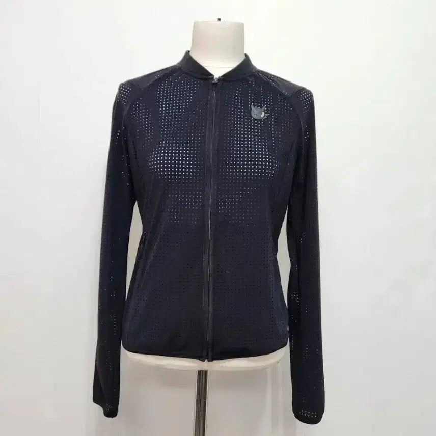 [BUNJANG] Women's Punching Jacket (Black, Size 2) / 왁  골프 여성 펀칭 자켓 2 사이즈