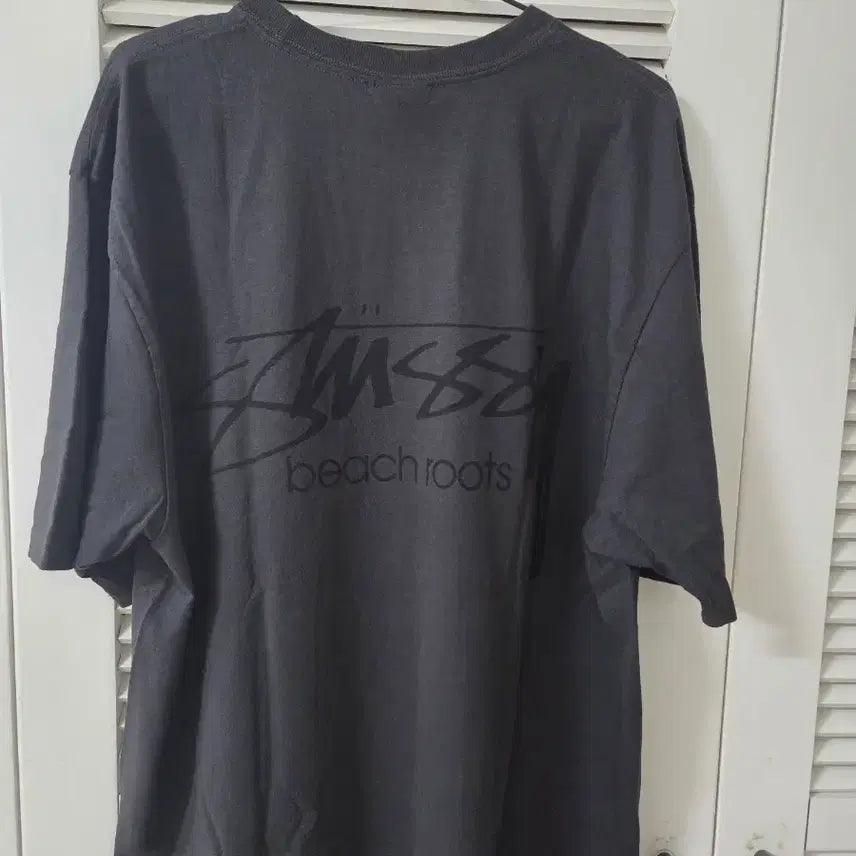 [BUNJANG] Stussy Beach Roots T-Shirt Fade Black / 스투시 반팔티 비치루츠  페이드블랙