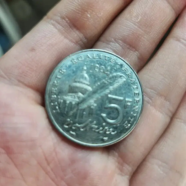 [BUNJANG] France 1994 5 Francs Voltaire Bicentennial Coin / 1994년 5프랑 (볼테르 탄신 300주년)