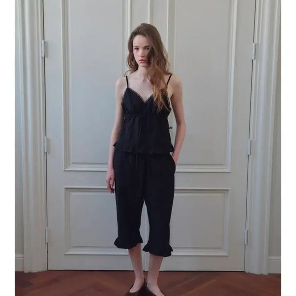 [BUNJANG] SITA Lace Frill Pants / 씨타 레이스 프릴팬츠 새상품