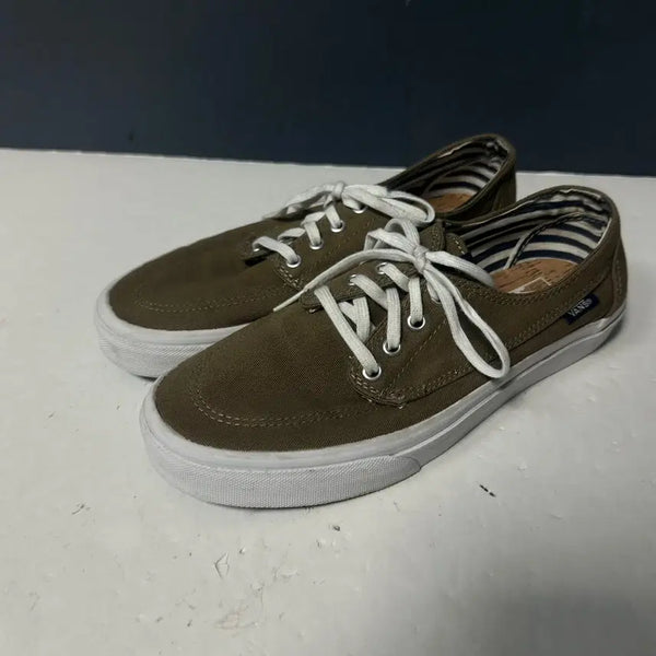 [BUNJANG] Vans Brigata Olive Green Sneakers / 260 반스 브리가타 올리브그린 스니커즈