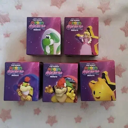 [BUNJANG] McDonald's Happy Meal Super Mario Bros. Figures 5-Piece Set (Bundle) / 미개봉)해피밀슈퍼마리오 브라더스 피규어 5종 세트(일괄)