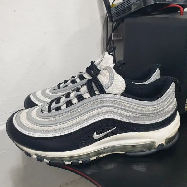 [BUNJANG] Nike Air Max 97 Black White Silver / 나이키 에어맥스 97 검흰 은색 265