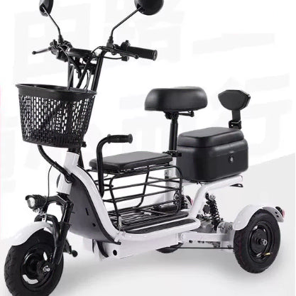 [BUNJANG] 3-Wheel Electric Scooter Silvercar for Seniors / 세발전기자전거 3륜전동스쿠터 실버카 전동세발자전거 노인용 흰색