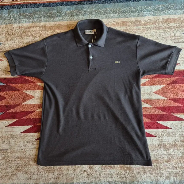 [BUNJANG] Lacoste Embroidered Logo Short-Sleeve Polo Shirt L (100) / 라코스테 슈미즈 자수로고 반팔 카라티 L(100)