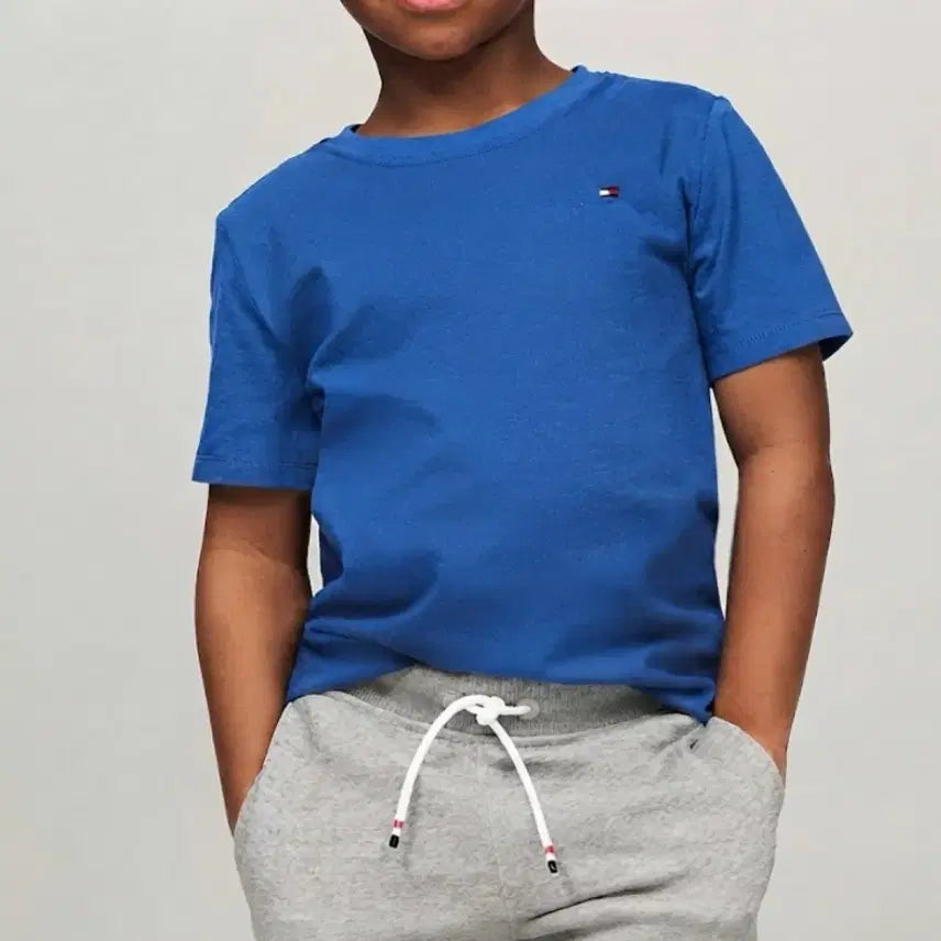 [BUNJANG] Tommy Hilfiger Women's Boy XL / 55 Blue Short Sleeve T-Shirt / [새상품] 타미힐피거 보이xl 여성55 반팔티 블루