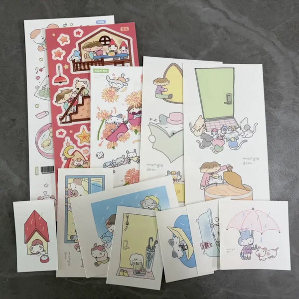 [BUNJANG] Sosohee Eunsae Hyulomdan Deco Sticker Set / 다꾸 스티커 도미 소소히히 은새 슈롬단