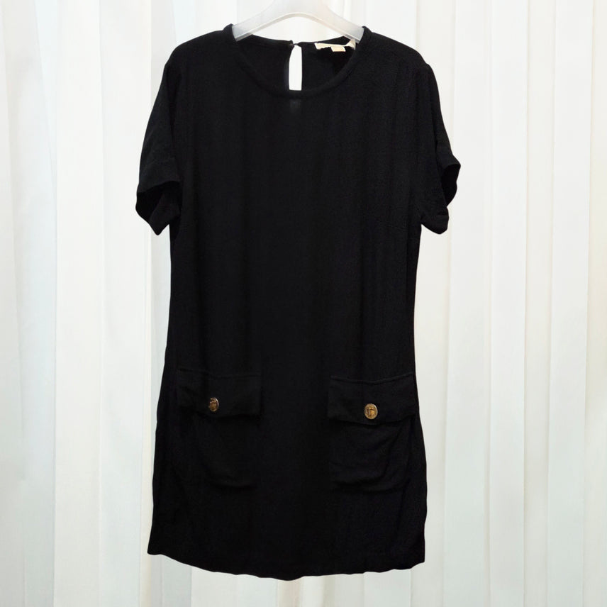 [BUNJANG] Michael Kors Gold Button Pocket Detail Dress / s 마이클코어스 골드 버튼 포켓 디테일 원피스 C656