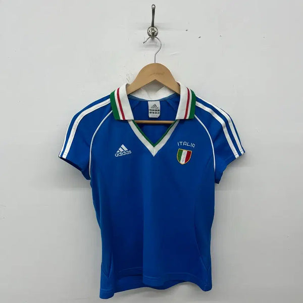 [BUNJANG] Adidas Vintage Italy Football Jersey Women's XS / 아디다스 빈티지 이탈리아 축구 유니폼 여성XS