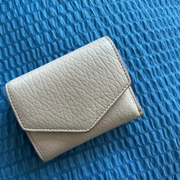 [BUNJANG] Maison Margiela Envelope Triple Fold Wallet Grained Pink / 메종마르지엘라 엔벨롭 트리플 폴드 월렛 그레인드 핑크