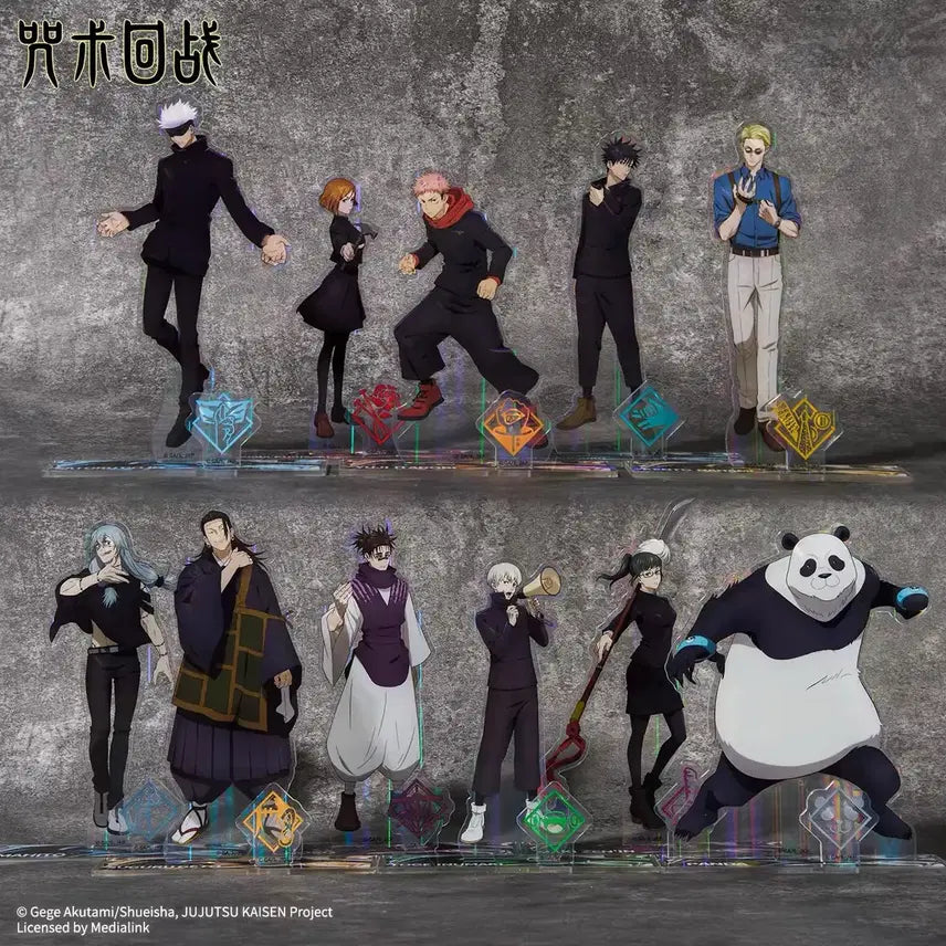 [BUNJANG] Jujutsu Kaisen Acrylic Standee / 주술회전 이타도리 유지 후시구로 메구미 쿠기사키 노바라 고죠 사토루 나나미 켄토 젠인 마키 판다 이누마키 토게 게토 스구루 마히토 쵸소우 아크릴 스탠드