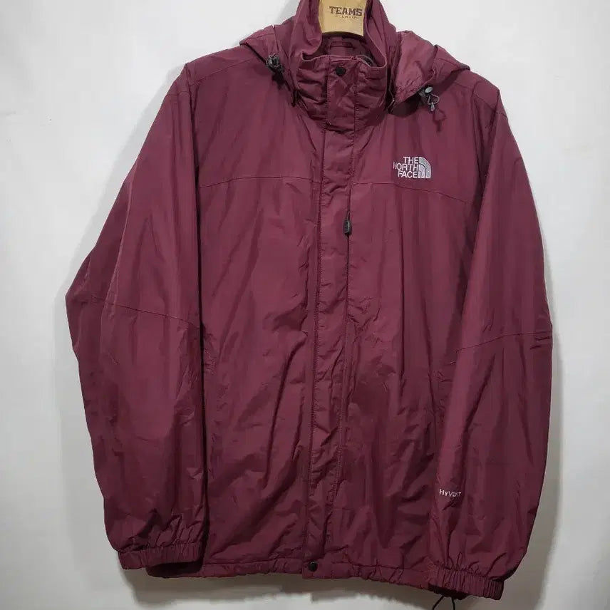 [BUNJANG] The North Face High Event Windbreaker Jacket Burgundy / 노스페이스 하이번트 바람막이 자켓  버건디
