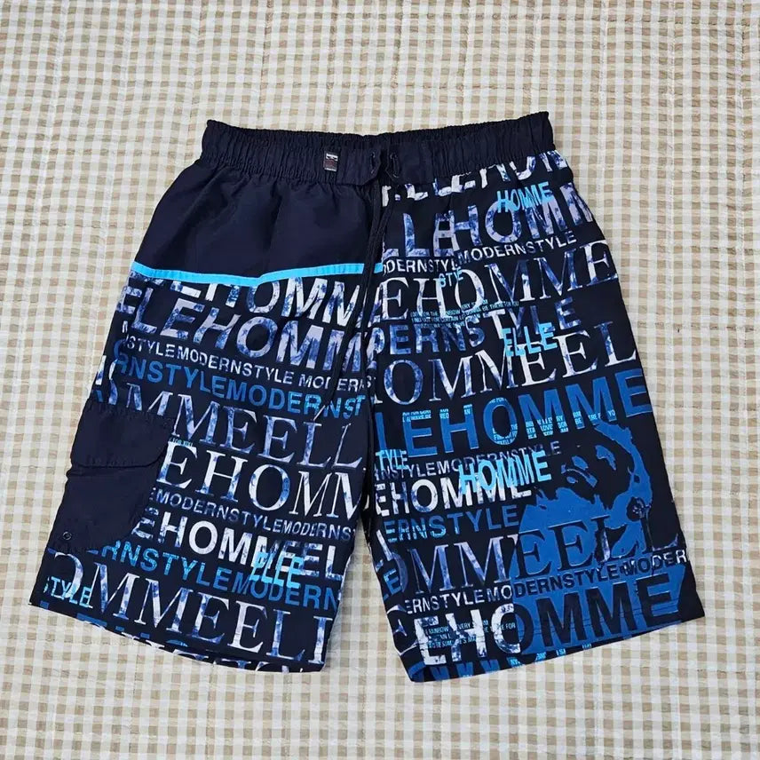 [BUNJANG] Elle Homme Pattern Water Banding Shorts / 엘르옴므 물놀이 밴딩 반바지 남자32~33