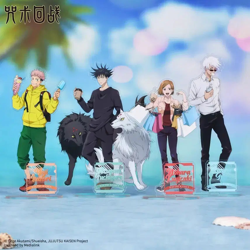 [BUNJANG] Jujutsu Kaisen Yuji Itadori Megumi Fushiguro Nobara Kugisaki Satoru Gojo Acrylic Stand / 주술회전 이타도리 유지 후시구로 메구미 쿠기사키 노바라 고죠 사토루 아크릴 스탠드