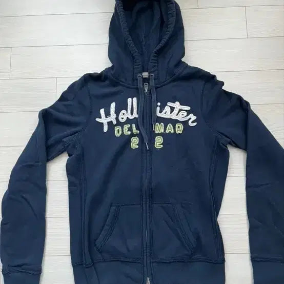 [BUNJANG] Hollister Zip-Up Hoodie Navy / 홀리스터 집업 후드 네이비