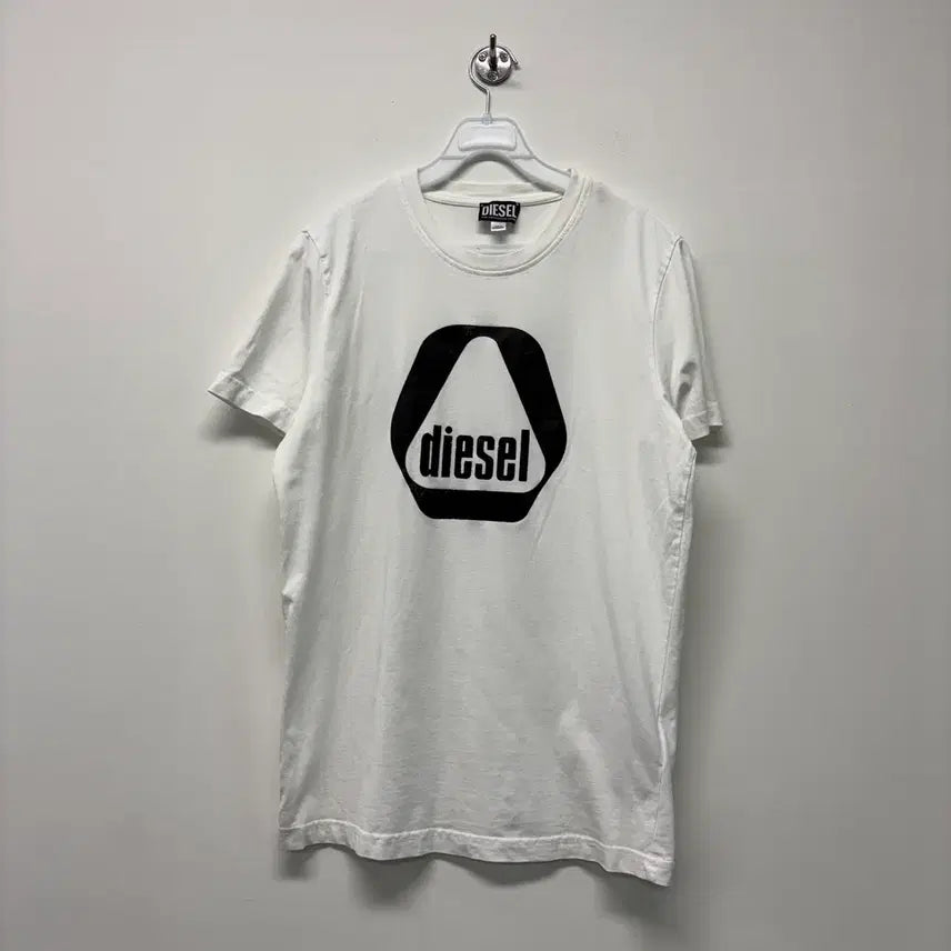 [BUNJANG] Diesel Short Sleeve T-Shirt White M / 디젤 반팔 티셔츠 화이트