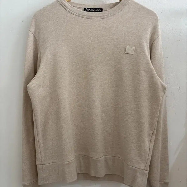 [BUNJANG] Acne Studios Sweatshirt Oatmeal L / 아크네스튜디오 맨투맨