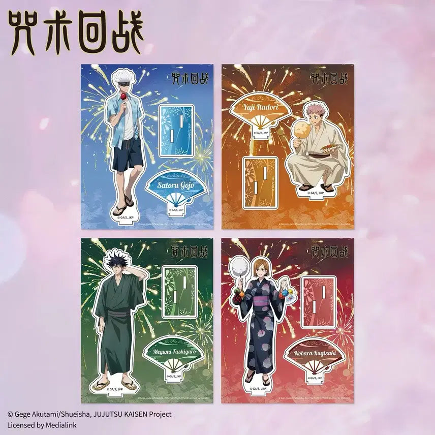 [BUNJANG] Jujutsu Kaisen Yuji Itadori, Megumi Fushiguro, Nobara Kugisaki, Satoru Gojo Acrylic Stand / 주술회전 이타도리 유지 후시구로 메구미 쿠기사키 노바라 고죠 사토루 아크릴 스탠드