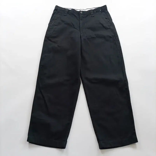 [BUNJANG] Uniqlo Straight Fit Chino Pants Black Cotton Size 34 / 유니클로 치노팬츠 사이즈34 일자 블랙 캐주얼 남자 면바지 B1464