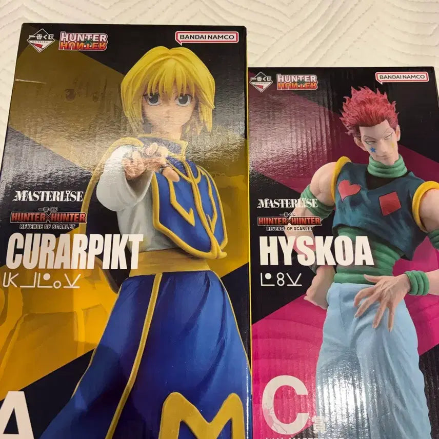 [BUNJANG] Hunter x Hunter Ichiban Kuji Hisoka (C Prize) & Kurapika (A Prize) Figures Bundle Set (Sealed) / 미개봉) 헌터X헌터 제일복권 히소카 C상 / 크라피카 A상 일괄판매