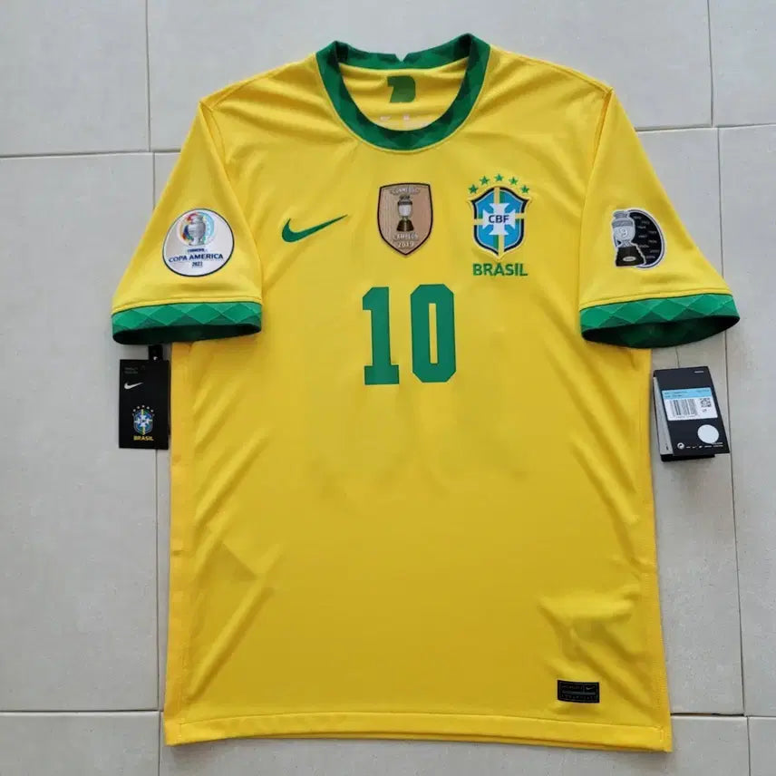 [BUNJANG] Brazil 2020-2022 Home Neymar #10 Football Jersey / 20-22 브라질 홈 NO.10 네이마르