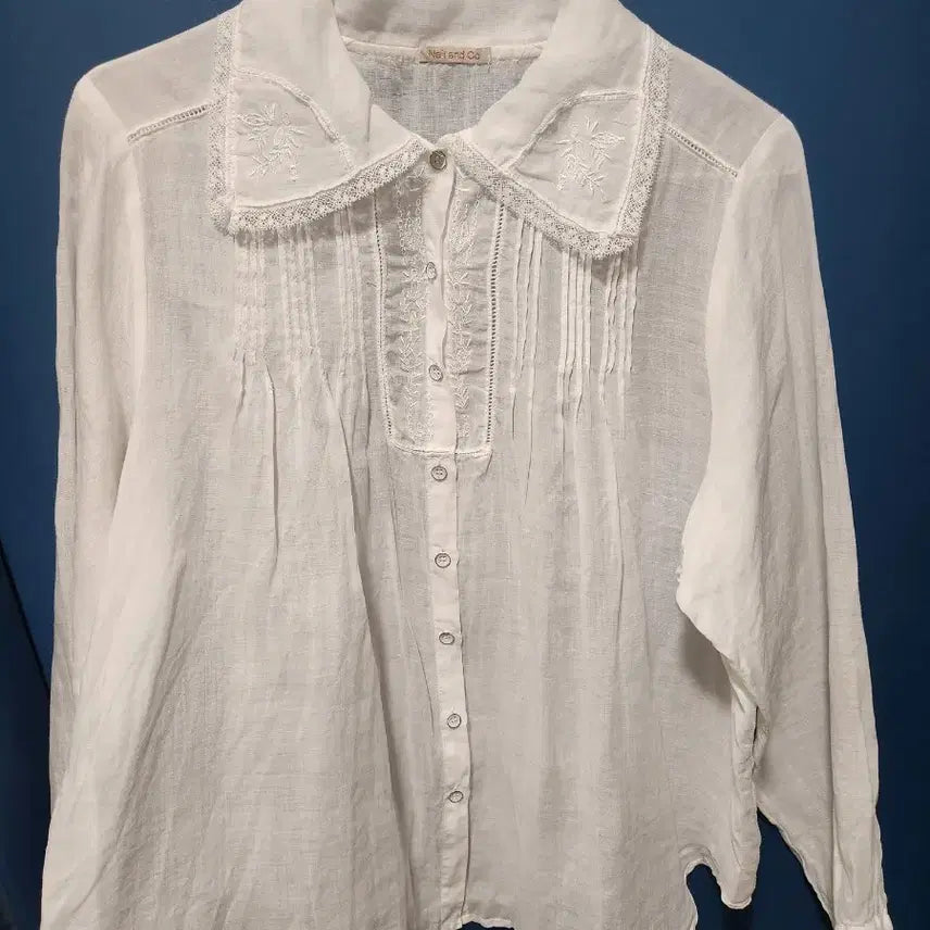 [BUNJANG] Nell Linen Blouse / 넬 린넨블라우스