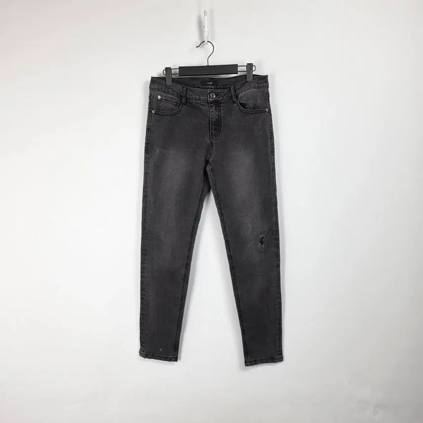 [BUNJANG] LIST Black Indigo Denim Stretch Skinny Jeans Women's 31 Inch / 리스트 흑청 데미지 스판 스키니진 여 31인치 260803