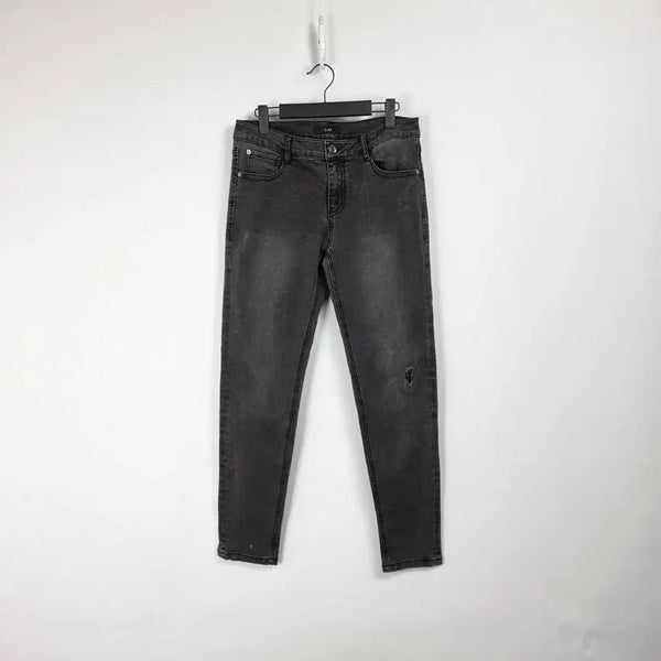[BUNJANG] LIST Black Indigo Denim Stretch Skinny Jeans Women's 31 Inch / 리스트 흑청 데미지 스판 스키니진 여 31인치 260803