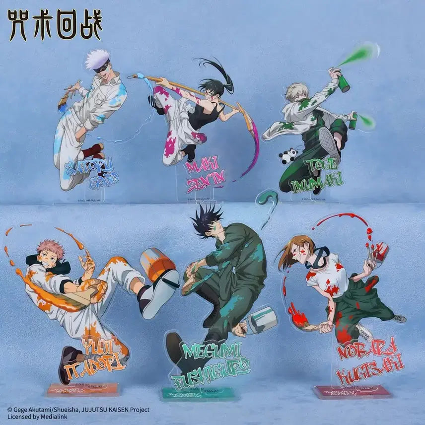 [BUNJANG] Jujutsu Kaisen Yuji Itadori, Megumi Fushiguro, Nobara Kugisaki, Satoru Gojo, Togeki Inumaki, Maki Zenin Acrylic Stand / 주술회전 이타도리 유지 후시구로 메구미 쿠기사키 노바라 고죠 사토루 이누마키 토게 젠인 마키 아크릴 스탠드