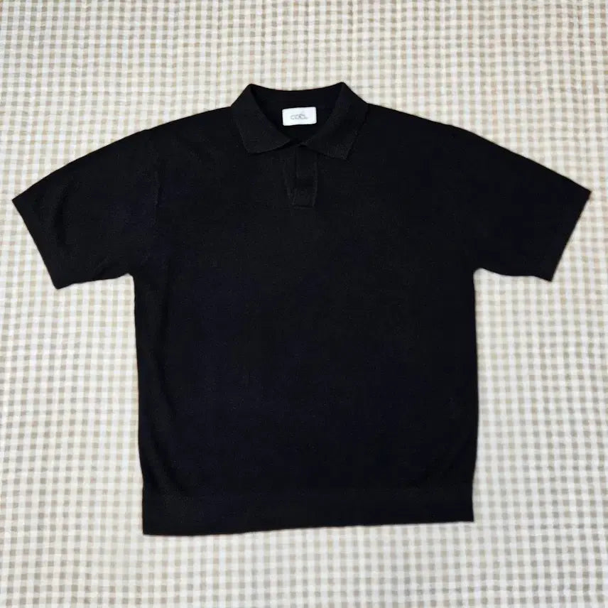 [BUNJANG] CustomAccolac Short Sleeve Knit Polo Shirt Men's Size 100 / 커스텀어클락 반소매 니트 카라티 남자100