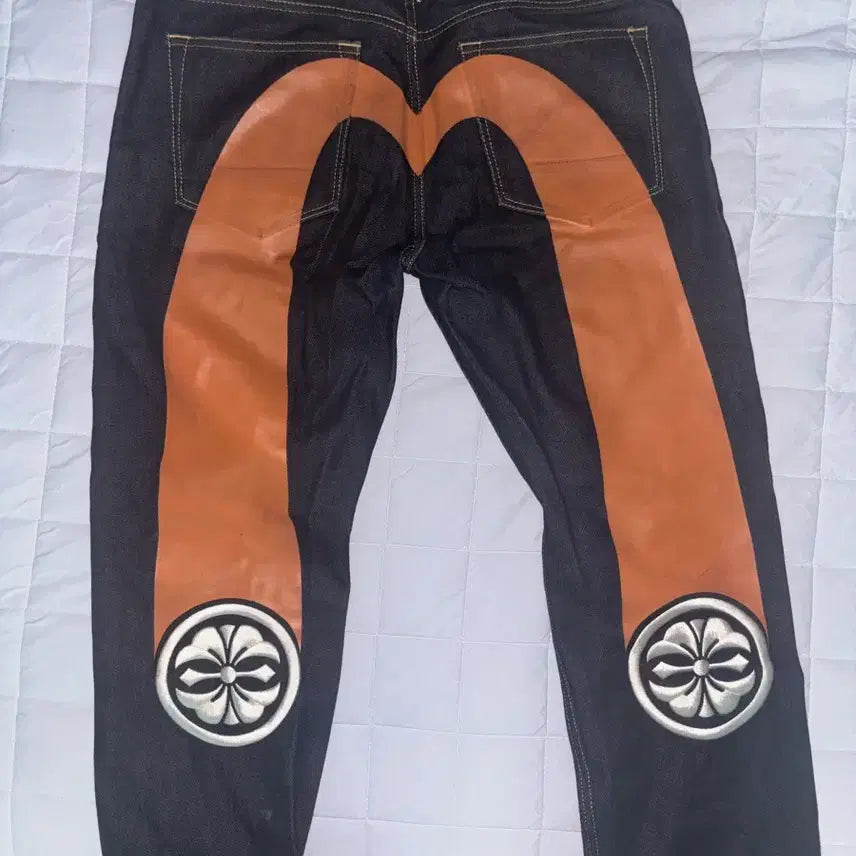 [BUNJANG] Evisu Big Logo Denim Pants / 에비수 빅로고 데님팬츠