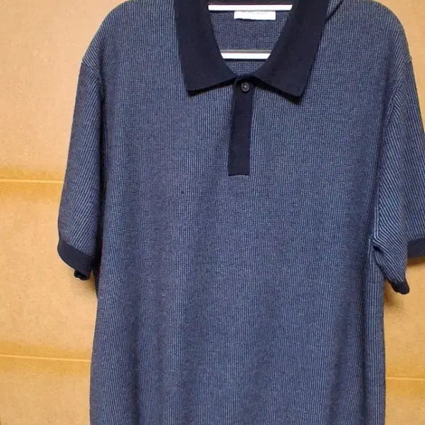 [BUNJANG] Men's Lounge Wear Collared Short Sleeve Knit 2XL / 남자 라운지웨어 카라 반팔 니트2XL